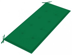 tömör tíkfa Batavia pad zöld párnával 120 cm