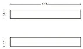 Philips 34059/11/16 - LED-es fürdőszobai fali lámpa MYBATHROOM FIT 3xLED/2,5W/230V