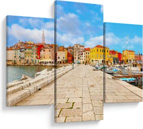 Kép - Poreč régi isztriai városa, Horvátország (90x60 cm)