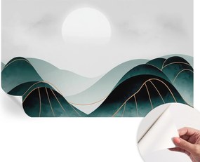 Öntapadós Fali Fotótapéta Hálószobába Látszólagos nyugalom 416x254 cm