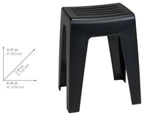 WENKO 25156100 - KUMBA ülőke 38x47 cm fekete