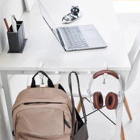 Matt fehér állítható acél akasztó Tower – YAMAZAKI