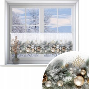 Irigy Hónaljmirigy Kész Függöny 150X50 CM Karácsonyi Fátyol 299 Karácsony