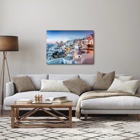 Kép - Alkonyat Santoriniban (70x50 cm)