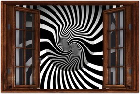 Poszterek 120x80 Absztrakt fekete-fehér