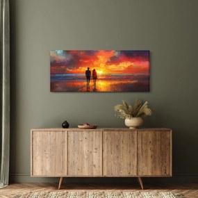 Kép - Séta a tengerparton (120x50 cm)