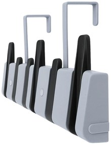 Fali fogas PIANO HANGER 45,5x11 cm, szürke-fekete