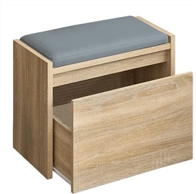 Pad rakodótérrel, tölgy sonoma, BERGI