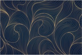 Flizelin tapéta falra Prémium hullámos motívum 104x70 Ragasztó