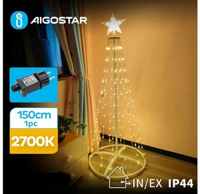 Aigostar B.V. Aigostar-LED Karácsonyi kültéri dekoráció LED/3,6W/31/230V 2700K 150cm IP44 AI0503