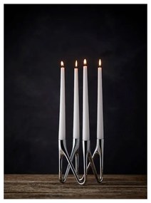 Roots ezüstszínű gyertyatartó - Morsø