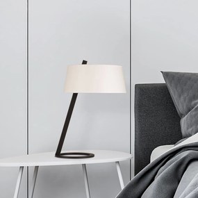 Fehér-fekete asztali lámpa (magasság 55 cm) Salihini – Opviq lights