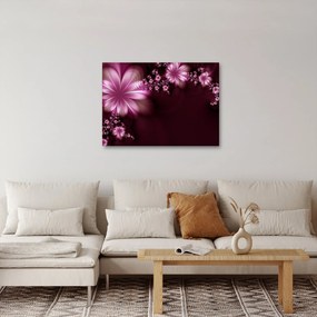Az absztrakció képe - virágok (70x50 cm)