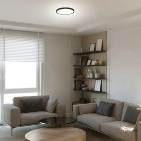 Rabalux 71072 - LED Mennyezeti lámpa PAULOS LED/24W/230V 4000K átm. 30 cm fekete