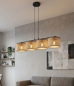 Emibig modern függeszték eco barna fekete emi1654/4