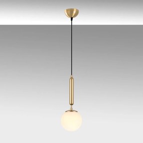 Aranyszínű függőlámpa üveg búrával ø 15 cm King – Opviq lights