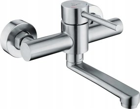 Mosogató csaptelep.falra szerelhető Duro Acero 15 CM inox rozsdamentes acél