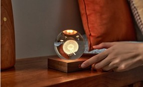 Asztali lámpácska 3D lézerrel készült mintával, többféle - Gingko Motiv: kůň