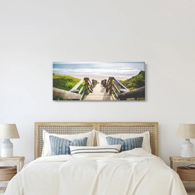 Kép - Bejárat a strandra (120x50 cm)