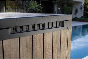 Barna műanyag kerti tárolódoboz Deco – Keter