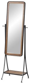 Álló tükör polccal tömörfa kerettel 62x174 cm – Ixia