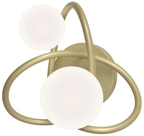 Wofi 4014-201 - LED fali lámpa NANCY 2xG9/3,5W/230V arany/fehér