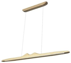 LED Csillár zsinóron LED/22W/230V 4000K 120 cm kőris/tömör fa