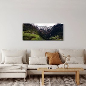 Kép - Völgy a hegyek alatt (120x50 cm)