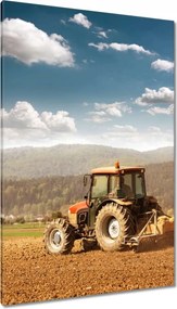 Vászonkép 80x120 Mezőgazdaság traktorral