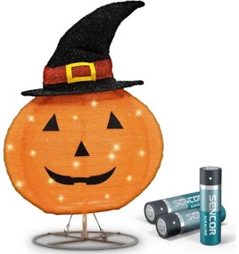 Retlux - LED kültéri dekoráció HALLOWEEN LED/3xAA/meleg fehér IP44 pumpkin