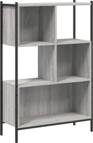 vidaXL szürke sonoma színű szerelt fa könyvespolc 72x28x109 cm