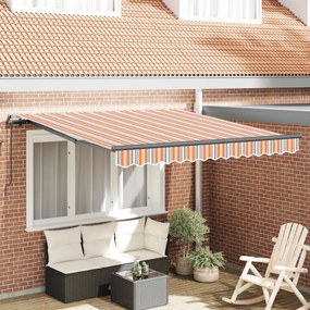 Behúzható napellenző Sokszínű 300 x 250 cm Poliészter és acél
