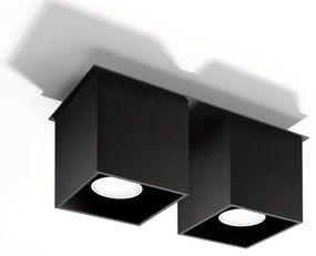 Sollux SL.0063 - Spotlámpa QUAD 2 2xGU10/40W/230V fekete