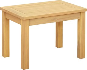 vidaXL Dohányzóasztal Világos akác 50 x 35 x 36 cm Tömör Akácfa