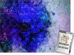 Fotótapéta Flizelina Dísz Lila Türkiz Vintage Szív 250x175 ragasztó