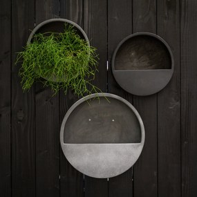 Wally S függő ültetőgép, fényes fehér, többféle méretben - Pottery Pots méret: S - h 9 cm, ⌀ 40 cm
