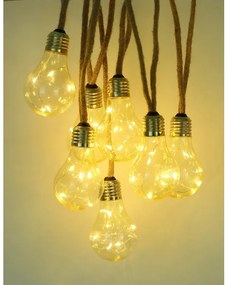 Globo 33694-10 - LED Napelemes dekoratív lánc 50xLED/0,06W/3,2V IP44