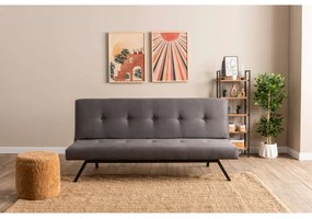 Kétüléses, kihúzható BAKU kanapé, szürke