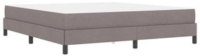 Boxrugós ágy matracmal Tópszínű 180 x 200 cm szövet