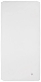 Gyerek fehér jersey lepedő WHITE 60 x 120 cm