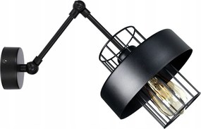 Fali Lámpa Loft Prestige fekete Led állítható Led