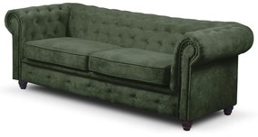 Infinity Chesterfield II kanapé Zöld