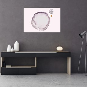 Kép - Lila minimalizmus N⁰4 (90x60 cm)