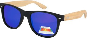 Kék fa hatású tükrös „Wood 2” napszemüveg