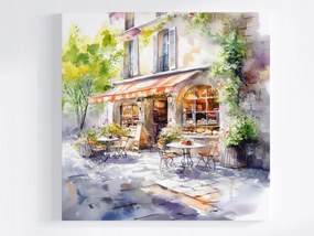 Vászonkép Canvas Város Pékség Kávézó Kilátás 80x80