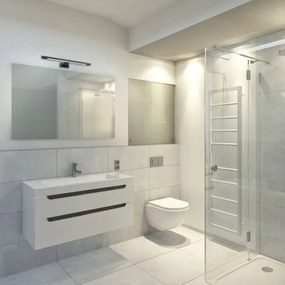 LED fürdőszobai fali lámpatest SHINE LED/7W/230V 40 cm IP44 fekete