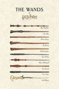 Művészi plakát Harry Potter™ - The Wands