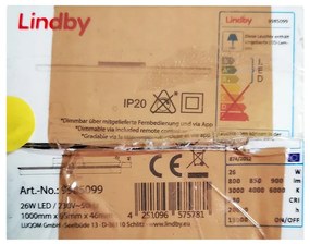 Lindby Lindby - LED Dimmelhető mennyezeti lámpa IBBE LED/26W/230V Wi-Fi Tuya LW0155
