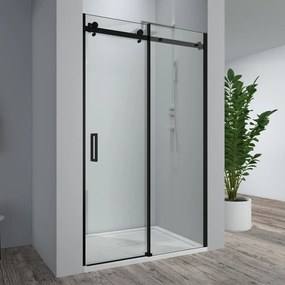 BELVERO Black 150 tolĂł zuhanyajtĂł, 195cm, 6mm