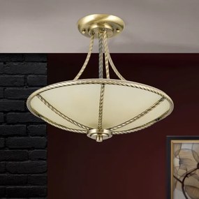 Orion DL 7-568/3 - Csillár rúdon MAURO 3xE27/60W/230V átm. 42 cm bronz